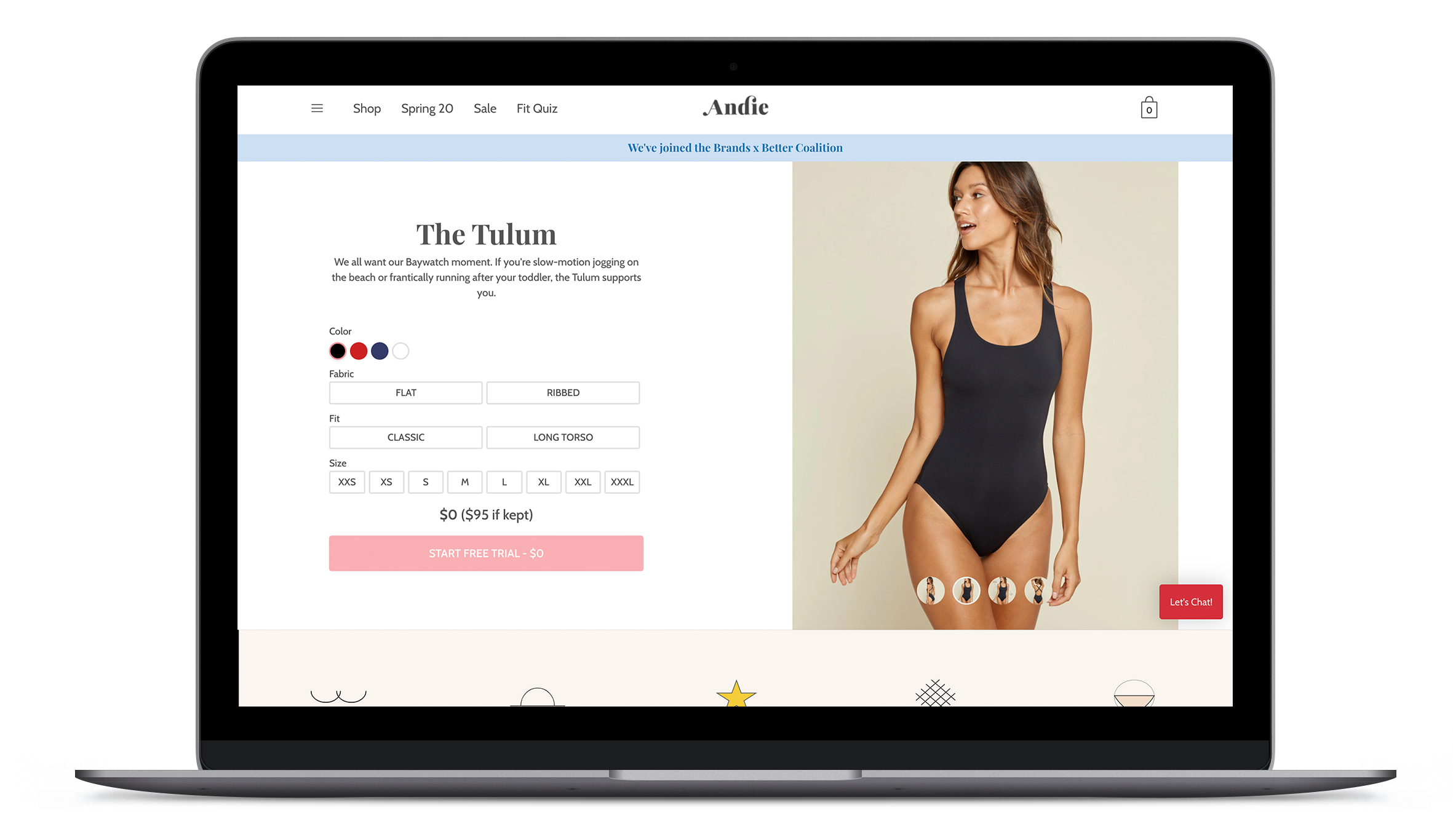 Mac with TryNow Website